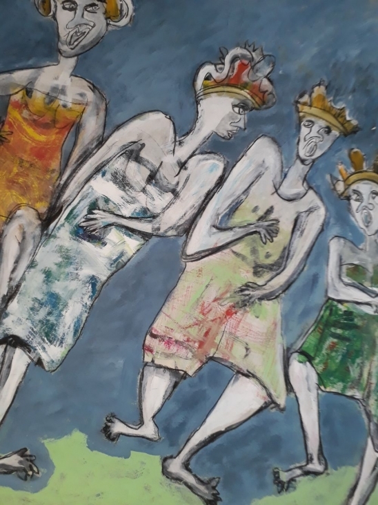 Balibilleder nr. 1. 100x120 cm.