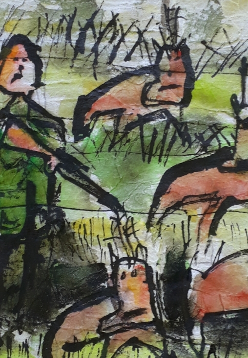 Blandet nr. 3. 30x40 cm.