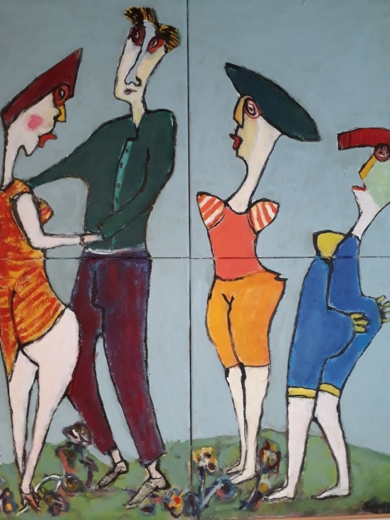 Blandet 2. 100x120 cm