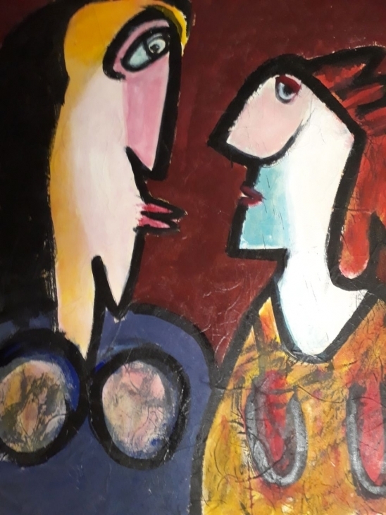 Portrætter nr. 4. 50x60 cm.