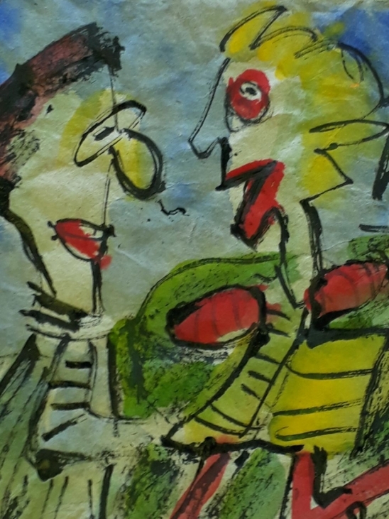 Prins pillefinger nr. 2. 30x40 cm.