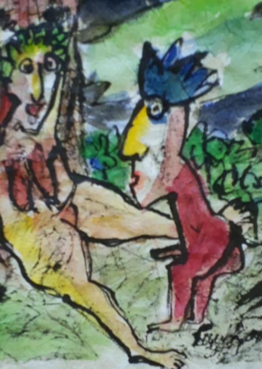 Prins pillefinger nr.3. 30x40 cm.