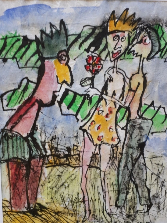 Prins pillefinger nr. 5. 30x40 cm. priv.