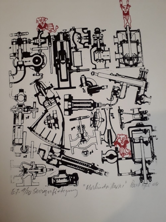 Seriegrafi nr. 1. 30x42 cm.